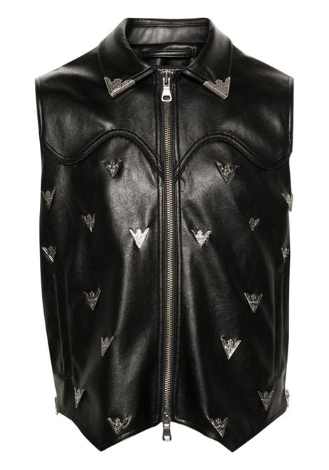 Gilet con decorazioni in nero - unisex ANDERSSON BELL | AWA596UBLK